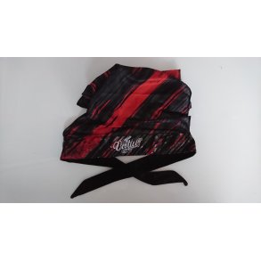Virtue Padded Headwrap - Graphic Red / White