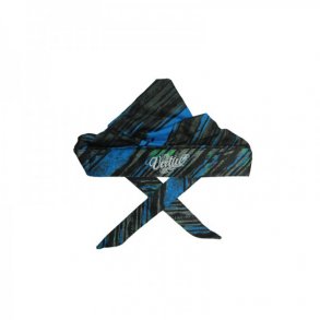 Virtue Padded Headwrap - Graphic Cyan/Lime