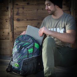 Virtue Wildcard Backpack / Graphic Svart
