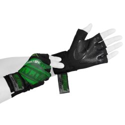 Breakout Gloves - Mesh Half Finger - Green