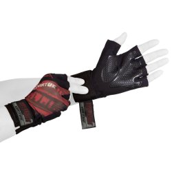 Breakout Gloves - Mesh Half Finger - Red