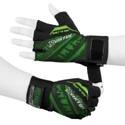 Breakout Gloves - Mesh Half Finger - Green