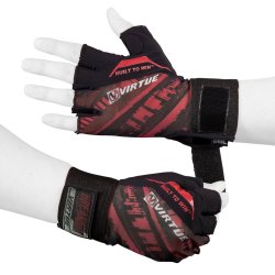 Breakout Gloves - Mesh Half Finger - Red