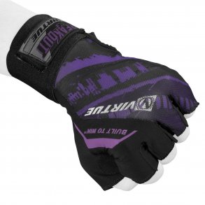 Breakout Gloves - Mesh Half Finger - Purple