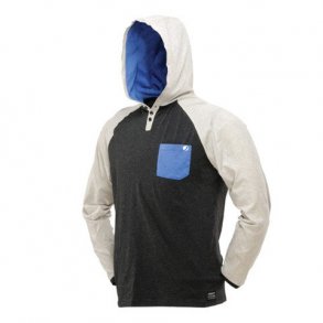 Coba Hood Shirt Heather/Gray/Blue